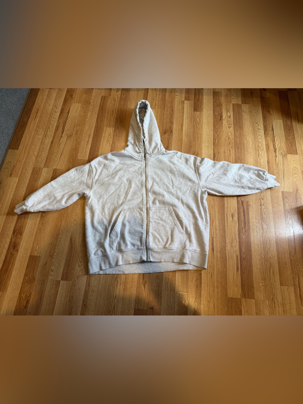 H&M Divided Basic Heather Grey Zip-Up
